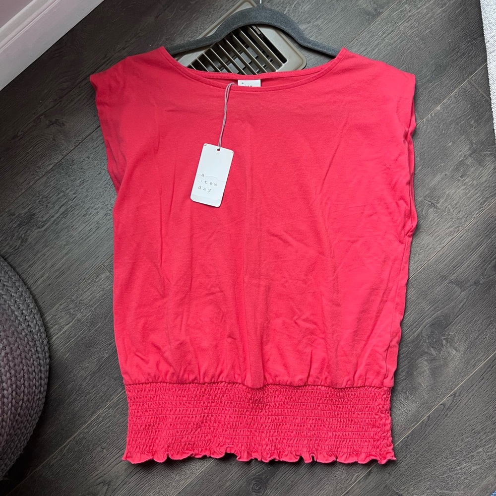 NWT A New Day Short Sleeve Top, Size Small